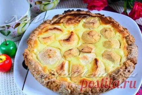 Пирог яблоки на снегу рецепт с фото Пирог 'Яблоки на снегу' с очень нежной начинкой, просто тает во рту VYPECKA Пост