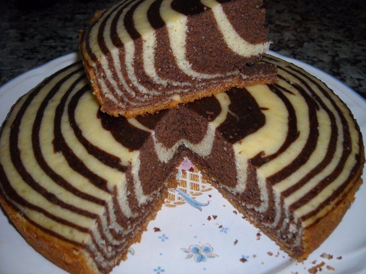 Пирог зебра фото в домашних условиях Пирог "Зебра" в мультиварке Самые вкусные кулинарные рецепты Fırın tarifi, Food 
