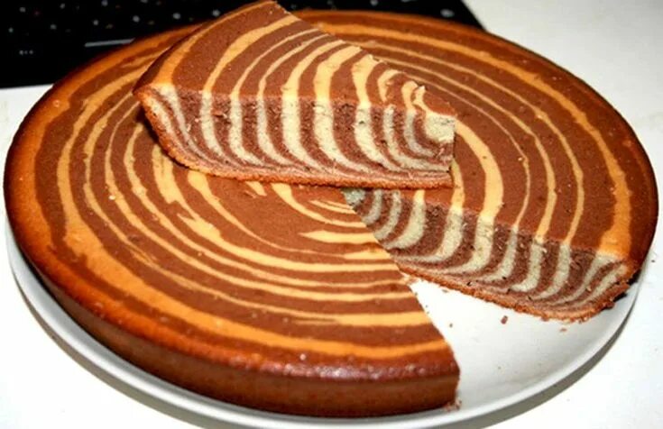 Пирог зебра рецепт с фото пошагово Нежнейшая вкуснота на сметане за 5 минут Pastel de dulces, Pasteles, Dulces
