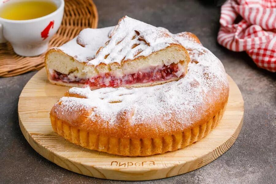 Пирога томск каталог с ценами и фото Пирог .Малина с заварным кремом