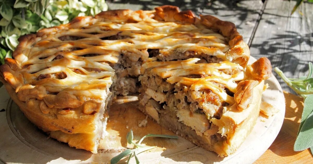 Пироги быстро и вкусно рецепты фото Пирог с грибами из дрожжевого теста рецепт - Русская кухня: Выпечка и десерты. "