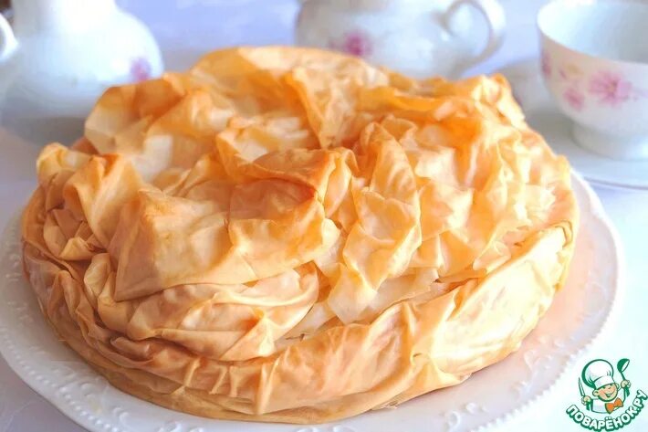 Пироги из теста фило рецепты с фото Воздушный капустно-яичный пирог из фило - кулинарный рецепт