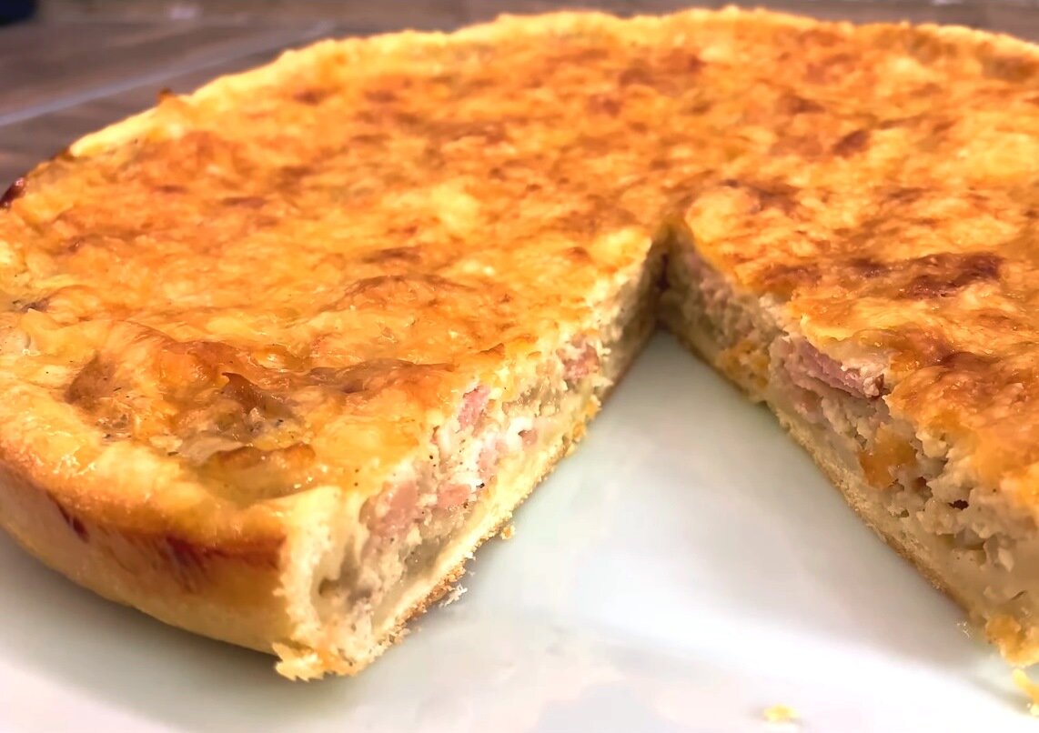 Пироги киши фото Пирог "Киш с луком и беконом". Вкусно , как у Мамы! Дзен