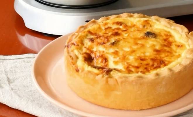 Пироги киши фото Пирог киш с грибами и индейкой простой рецепт пошаговый