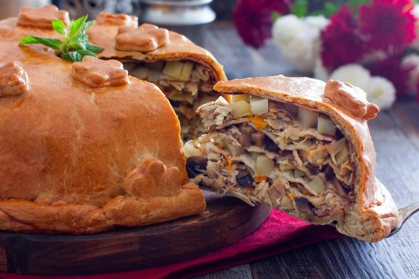 Пироги курники рецепты фото Легенды и факты "Мозаика старинных блюд - Курник" 2024, Тетюшский район - дата и