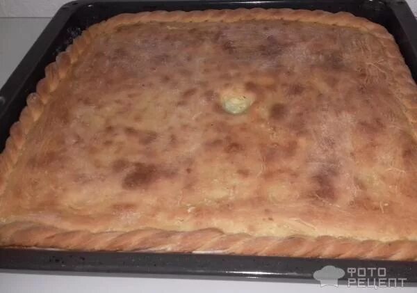Пироги на протвине рецепт с фото Рецепт: Пирог с курицей и картошкой из дрожжевого теста пирог быстрого приготовл