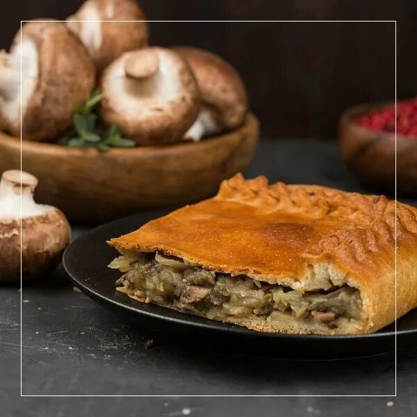 Пироги рецепты фото картошка с грибами Пирог картофельный с грибами от ПироГами Тюмень Единая Служба Заказов Leverans.r