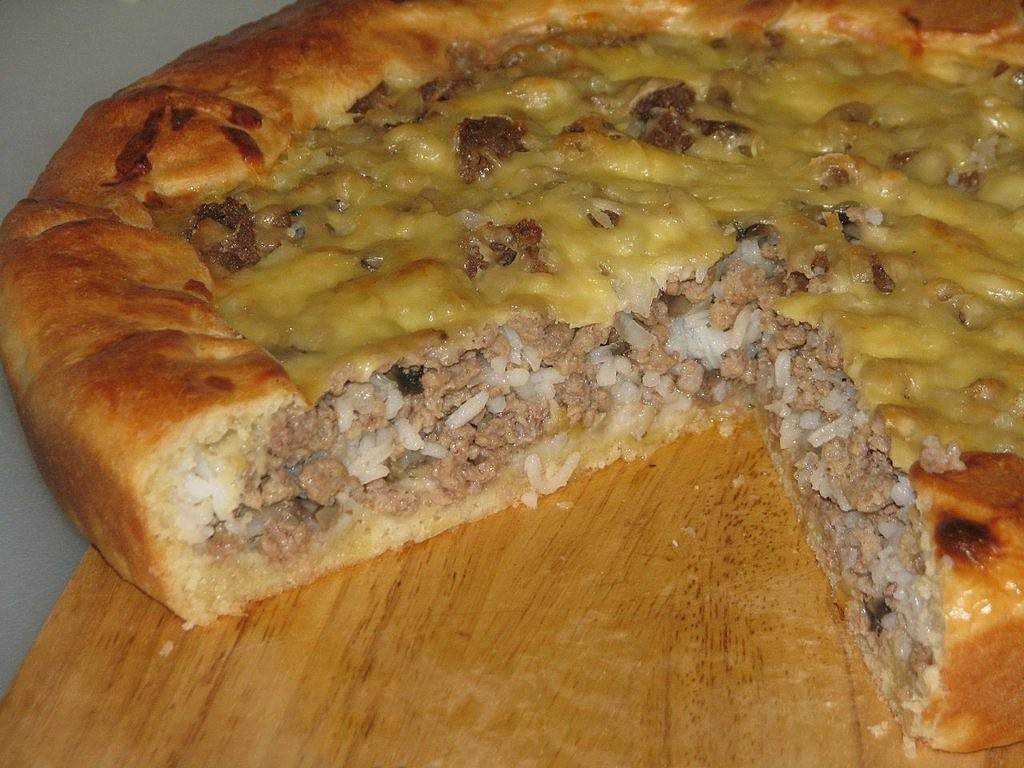 Пироги рецепты с фото легкие быстрые Пирог с мясом - CollectPhoto.ru
