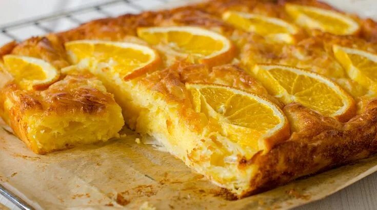 Пироги с апельсином рецепты с фото http://sifood.com.ua/recipe/portokalopita Greek recipes authentic, Greek recipes