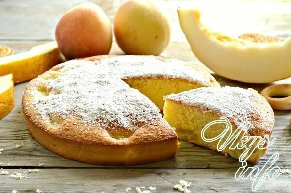 Пироги с дыней рецепты с фото Шарлотка с дыней, рецепт