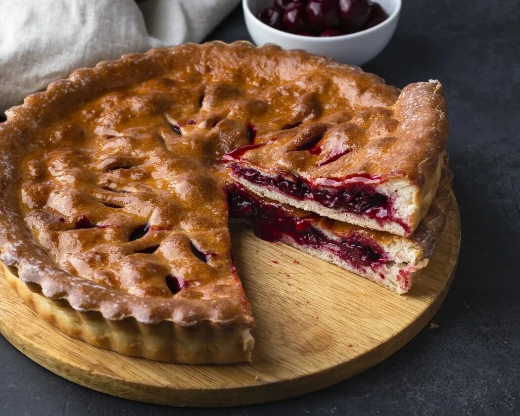 Пироги с фото самые вкусные Балджин с вишней Пироги с Историей