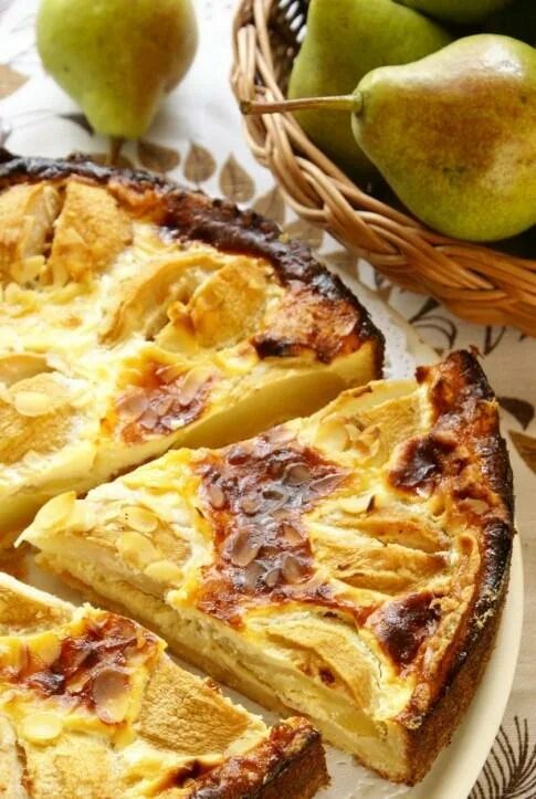 Пироги с грушами с фото Пирог с грушами и фундуком " Кулинарные рецепты