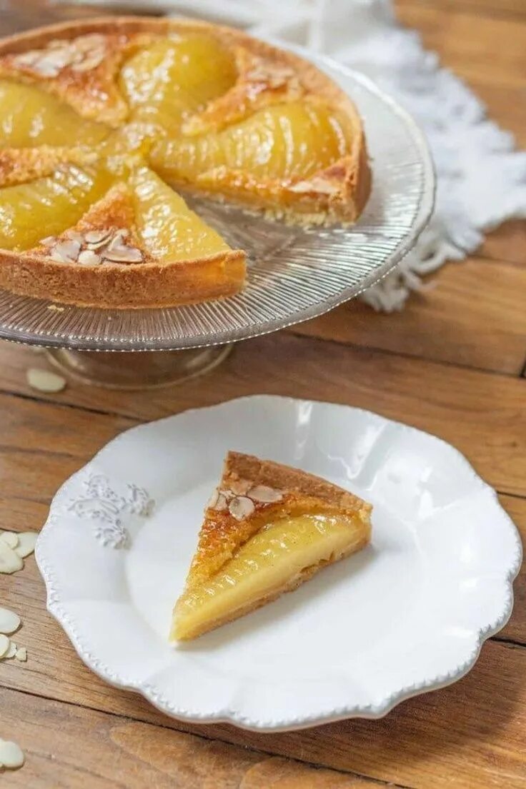 Пироги с грушами с фото Волшебный грушевый тарт с миндалем - Madame Vorger Recipe Pavlova recipe, Desser