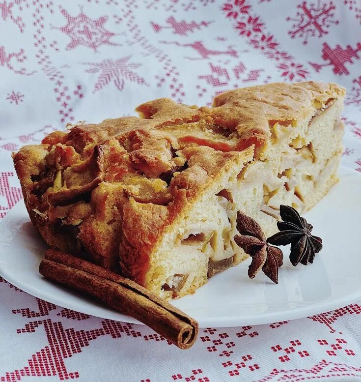 Пироги с корицей с фото Художник и реальность on Instagram: "Мой рецепт яблочного пирога просто захвалил