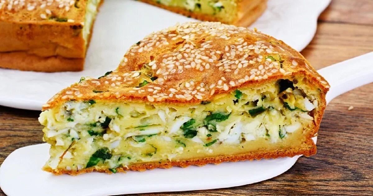 Пироги с луком и яйцом фото Когда шарлотка надоела: 5 рецептов простых пирогов, которые можно приготовить на