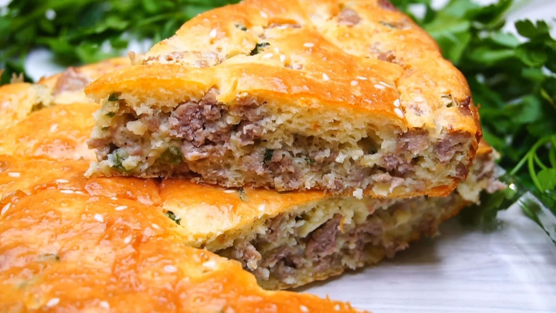 Пироги с мясом в духовке фото Ленивый беляш - пошаговый рецепт с фото (11476 просмотров)
