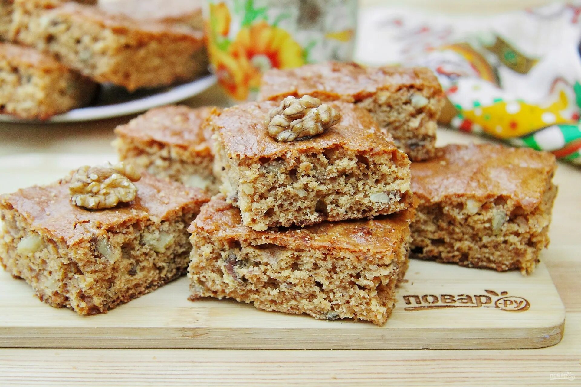 Пироги с орехами рецепт с фото Карамельный пирог с орехами - пошаговый рецепт с фото на Повар.ру