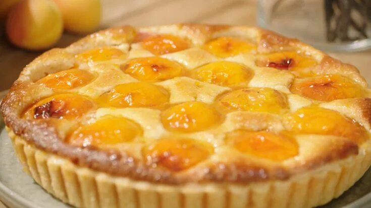 Пироги с персиками рецепты с фото Pin op dessert