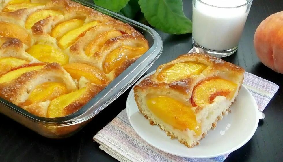 Пироги с персиками рецепты с фото Сдобный пирог с персиками - пошаговый рецепт с фото (7337 просмотров)