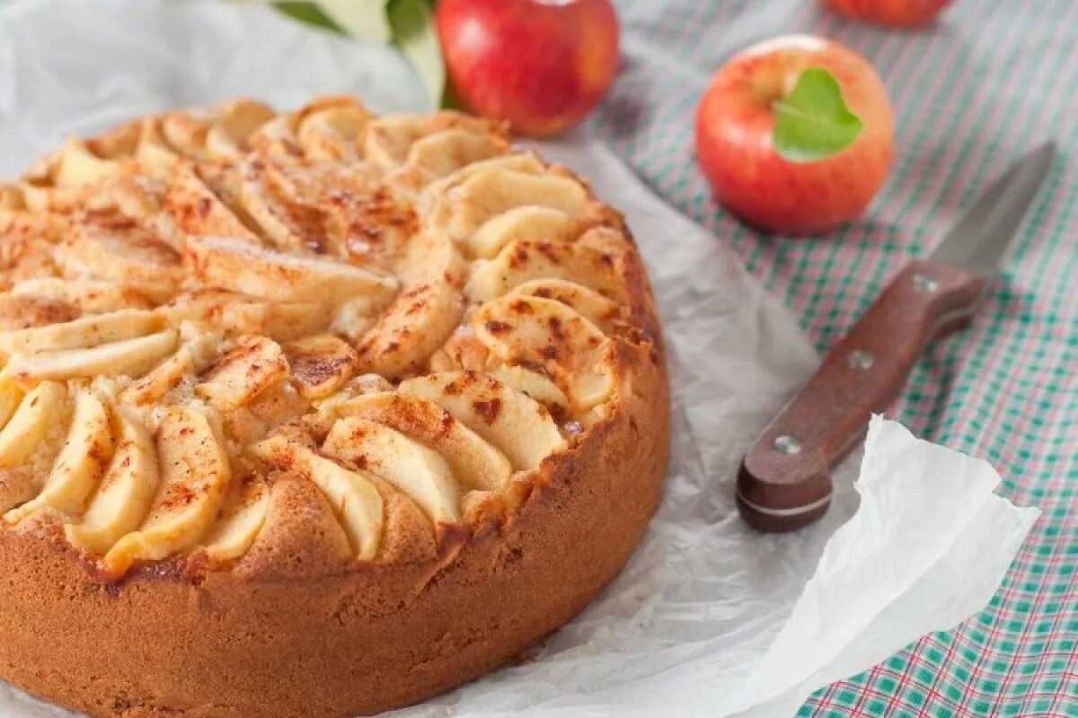 Пироги с яблоками рецепты с фото легкие Шарлотка с яблоками в духовке: 4 простых и вкусных рецепта