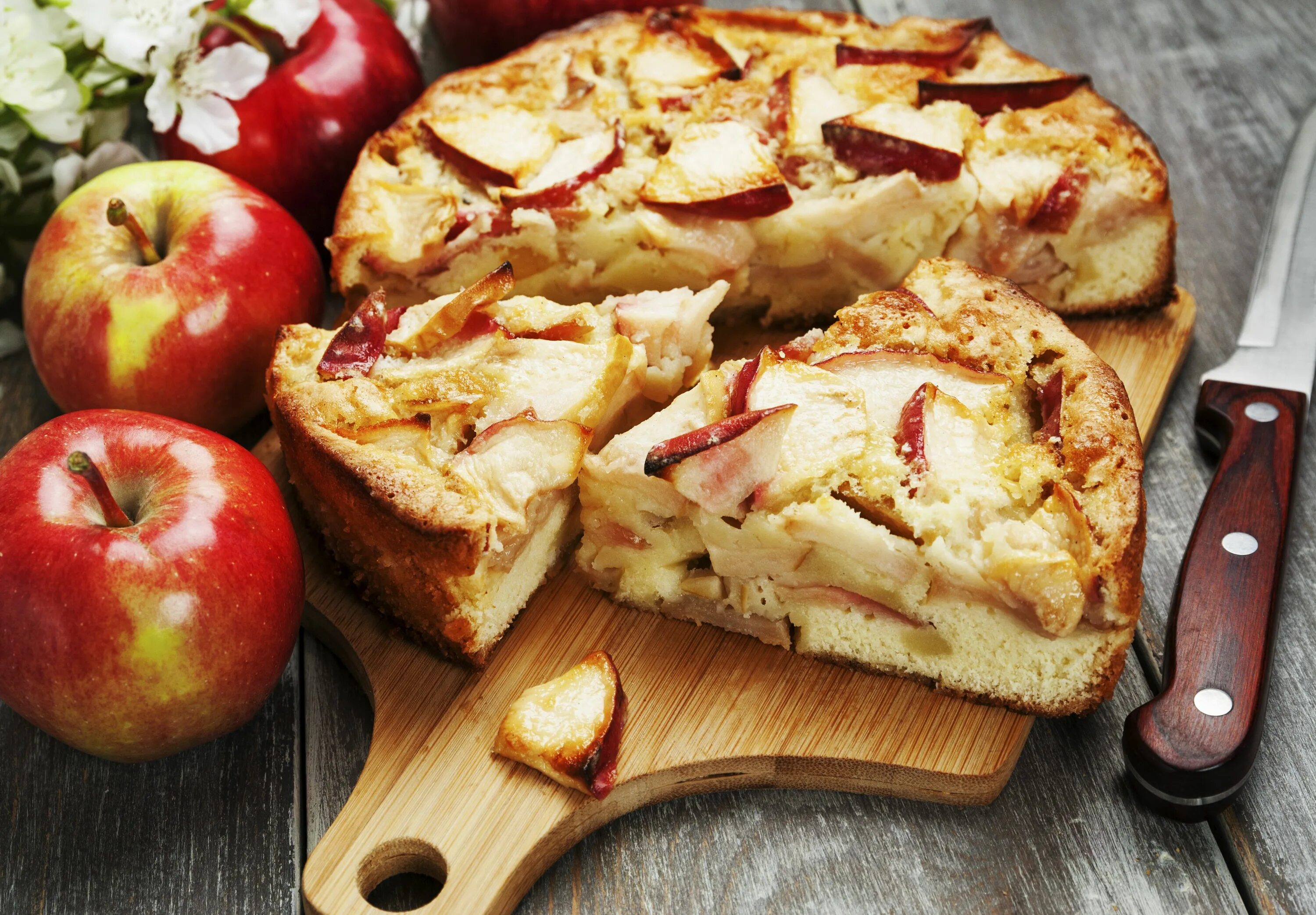 Пироги с яблоками рецепты с фото легкие 10 idées de desserts pour mettre les pommes à l'honneur - 9 photos - 750g.com Fo
