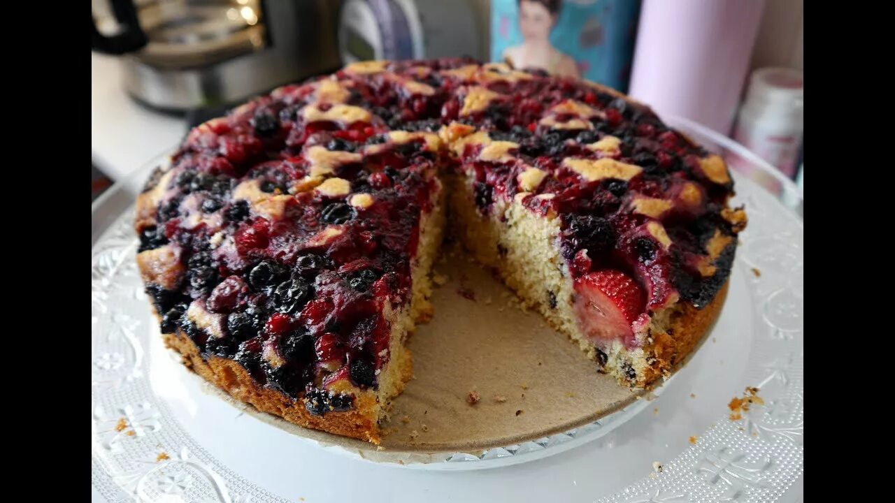 Пироги с ягодами фото в духовке Самое вкусное тесто / Ягодный пирог! - YouTube