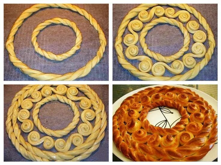 Пироги украшение пошагово фото Mayalı Hamur Şekilleri... Yemek tarifleri, Elmalı kekler, Pastalar