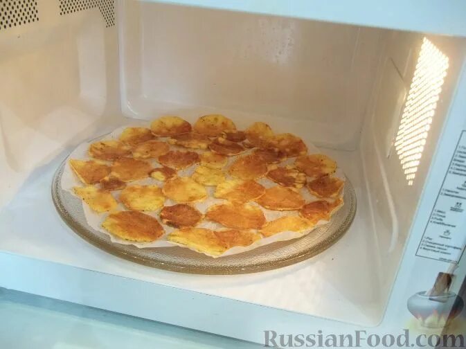 Пироги в микроволновке с фото Рецепт: Чипсы по-домашнему на RussianFood.com