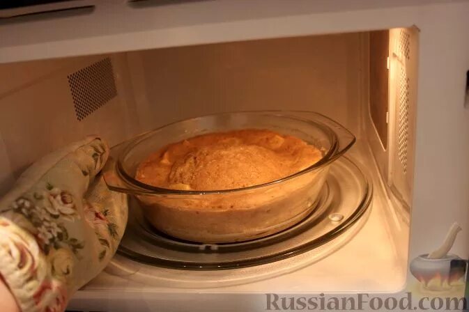 Пироги в микроволновке с фото Рецепт: Шарлотка с яблоками (в микроволновке) на RussianFood.com