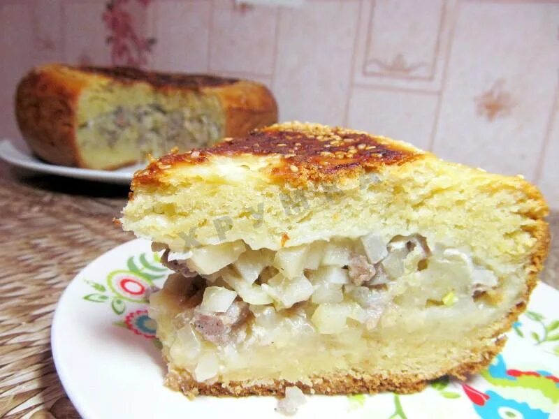 Пироги в мультиварке рецепты с фото Пирог с мясом и картошкой в мультиварке рецепт фото пошагово и видео - 1000.menu
