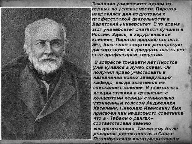 Пирогов биография и фото Николай Иванович Пирогов