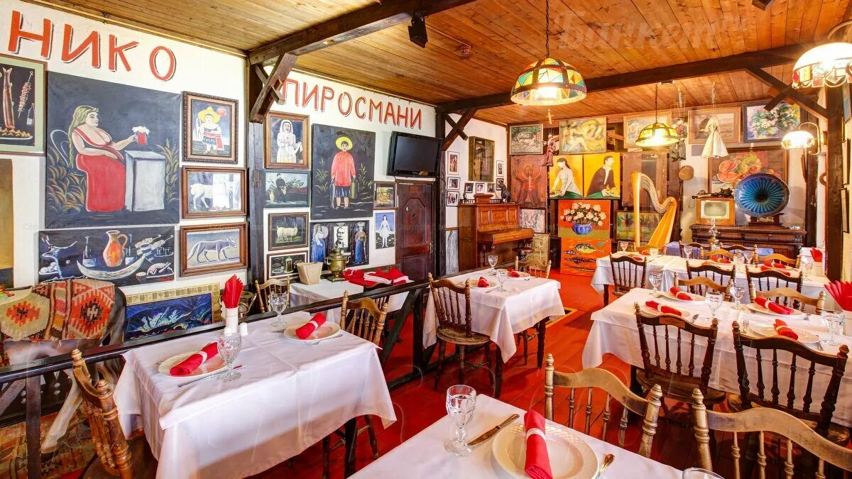 Пиросмани фото ресторана Чистое искусство в каждой ложке: наш ТОП арт-кафе и ресторанов двух столиц Аппет