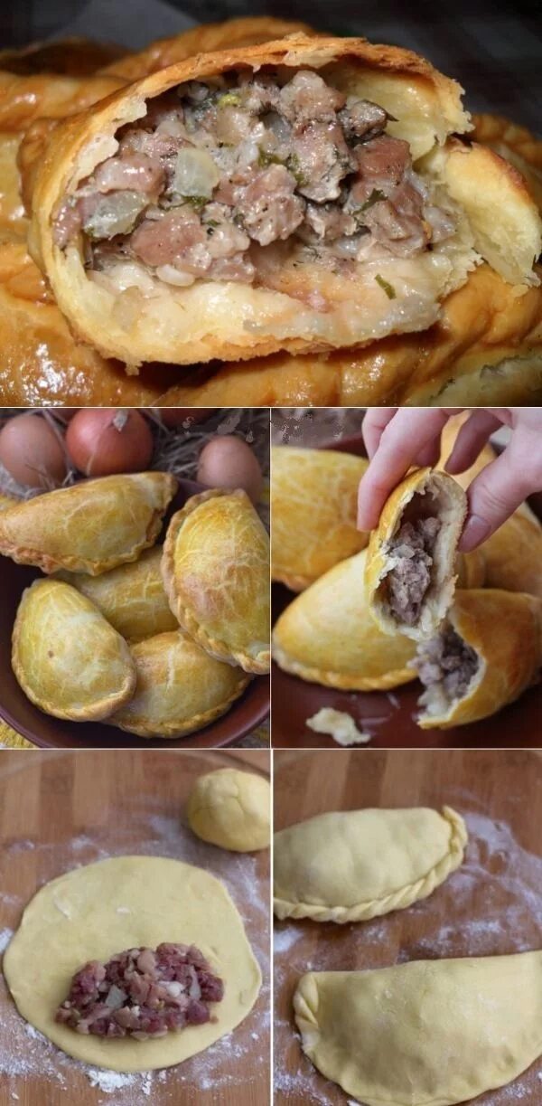Пирожки караимские с мясом рецепт фото Невероятно вкусные КАРАИМСКИЕ ПИРОЖКИ С МЯСОМ. Это нечто! Питание рецепты, Рецеп