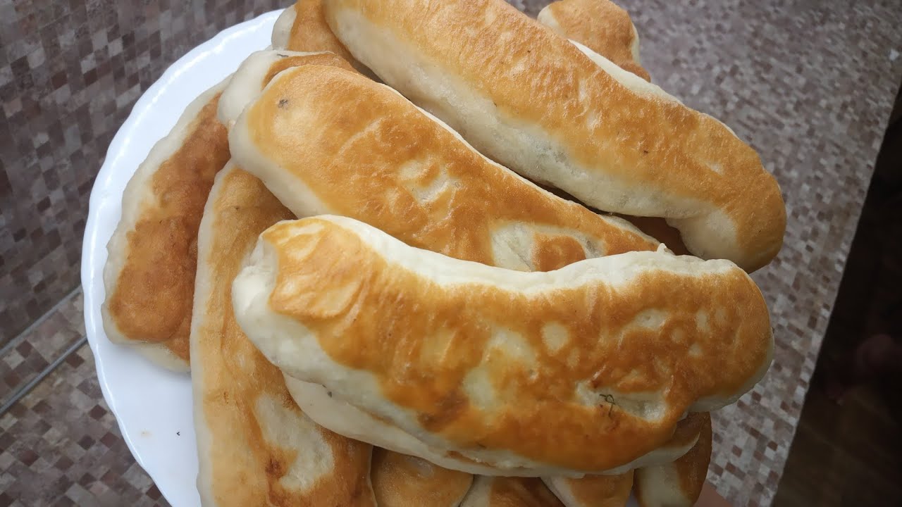 Пирожки на воде с фото Вкусные жареные пирожки на воде. - YouTube