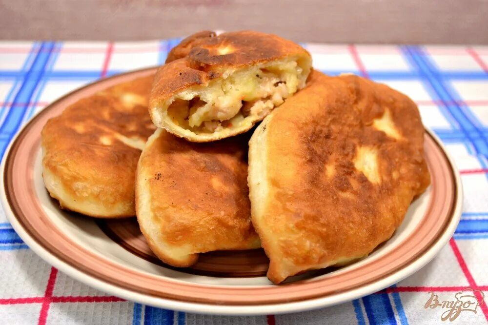 Пирожки с фаршем фото рецепт Пирожки с картошкой и курятиной Рецепты от Мастерицы Дзен