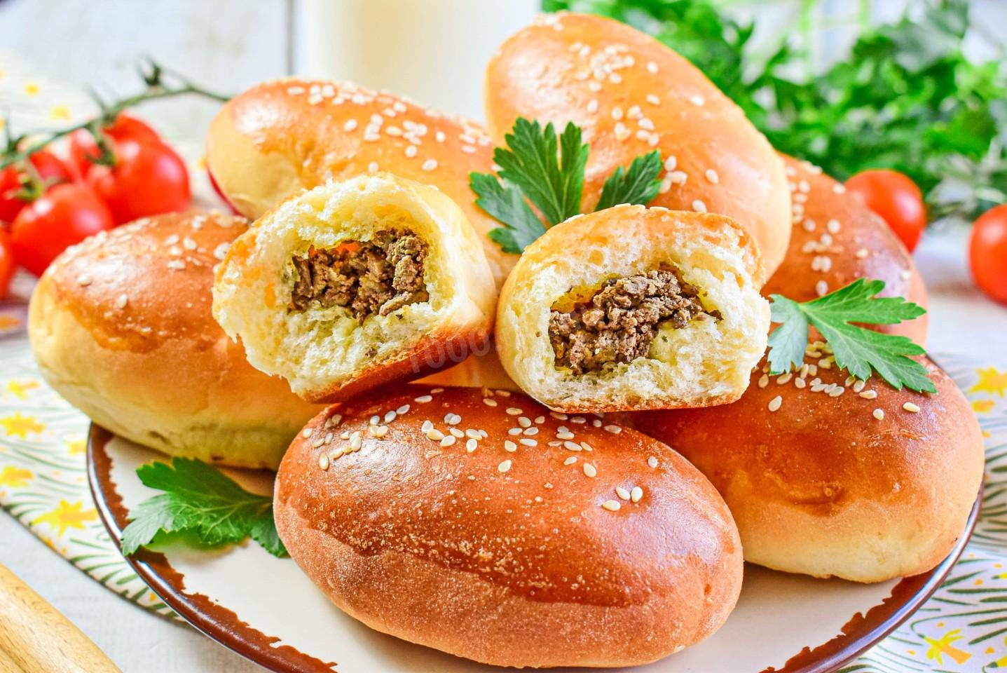 Пирожки с фаршем фото рецепт Пирожки с куриной печенью рецепт с фото пошагово - 1000.menu