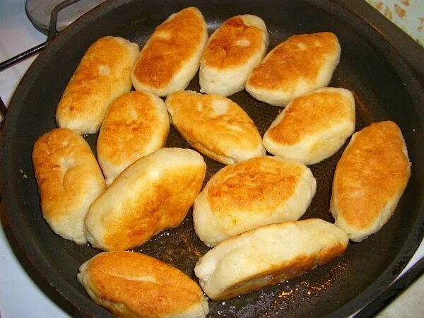 Пирожки с фаршем на сковороде фото Пирожки с яйцом на сковороде - пошаговый рецепт с фото на Повар.ру