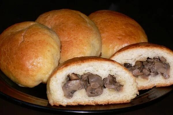 Пирожки с грибами рецепты с фото Грибы зонтики, жареные с картошкой и луком, рецепты пирожков с грибами зонтиками