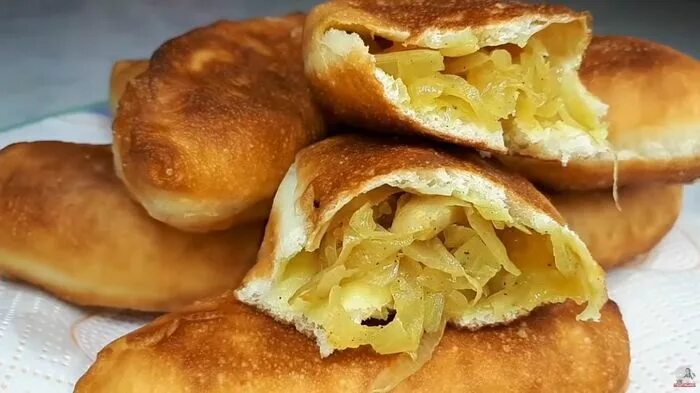 Пирожки с капустой пошагово с фото Пирожки с капустой