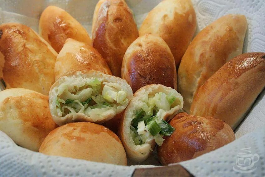 Пирожки с капустой пошагово с фото Мини-пирожки с капустой OneCatering