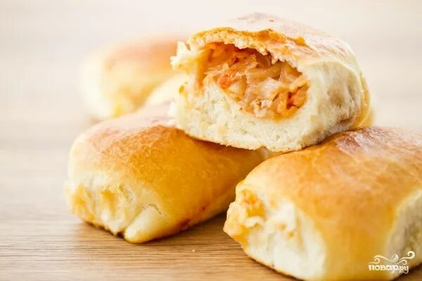Пирожки с капустой пошагово с фото Постные печеные пирожки - рецепт с фото на Повар.ру