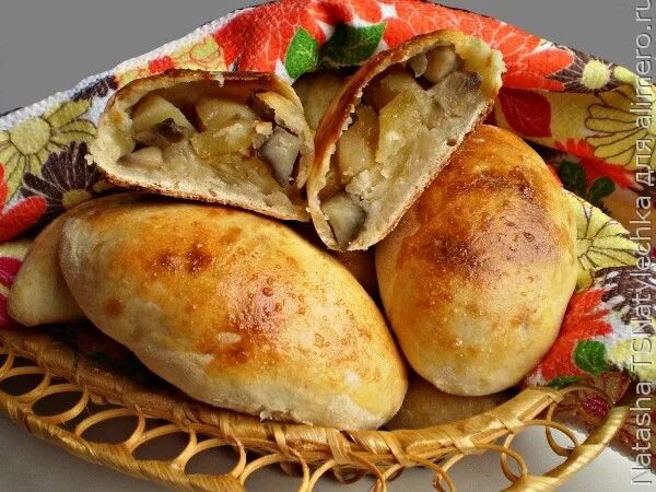 Пирожки с картошкой и грибами фото Пирожки с картофелем и грибами, рецепты с фото