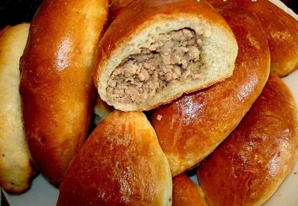 Пирожки с мясом фото Пирожки с мясом ( наша ферма ) 100 грамм штука , в наборе 20 штук - купить с дос