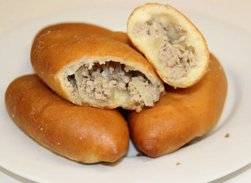 Пирожки с мясом фото ГБ Пирожки Печеные с Мясом и Картофелем 3*100 г ФСИН-Покупка