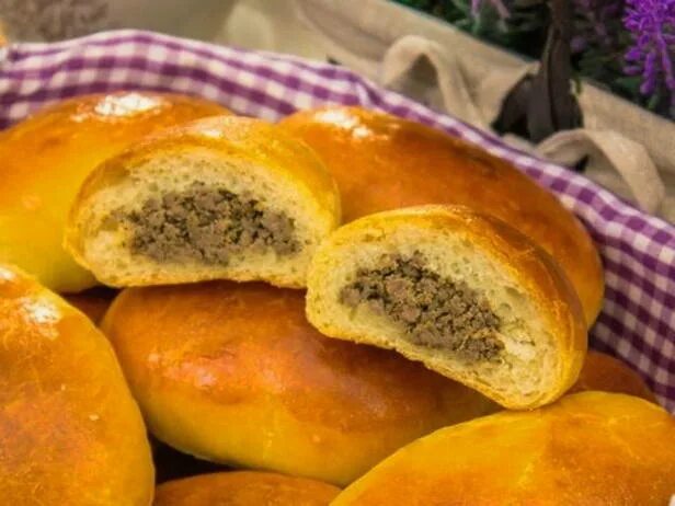 Пирожки с печенью в духовке фото Пирожки из дрожжевого теста с печенью в духовке - рецепт с пошаговыми фото