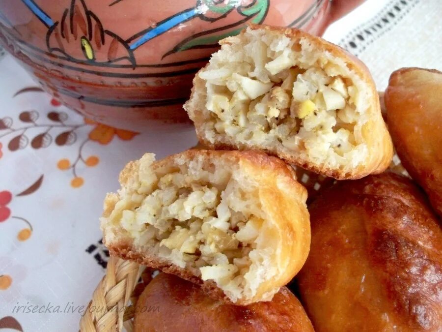 Пирожки с рисом рецепт с фото Начинка с рисом для пирогов eCookie.ru