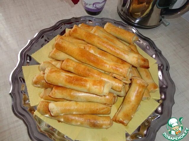 Пирожки сигары с капустой рецепт с фото Пирожки с капустой "Сигары" - кулинарный рецепт