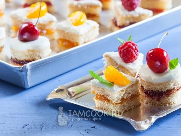 Пирожное французское фото Выпечка с клубникой и маскарпоне - рецепты с фото
