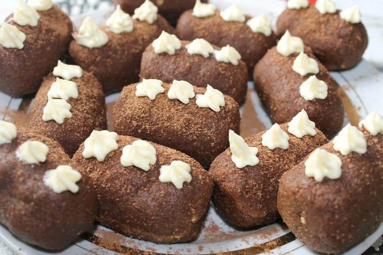 Пирожное картошка фото Пирожное картошка из бисквита eCookie.ru