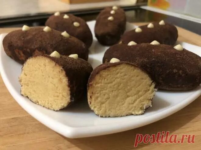 Пирожное картошка фото пошагово Пирожное "Картошка" - тот самый вкус из детства. Рецепт по ГОСТу. (+ вид � КУЛИН